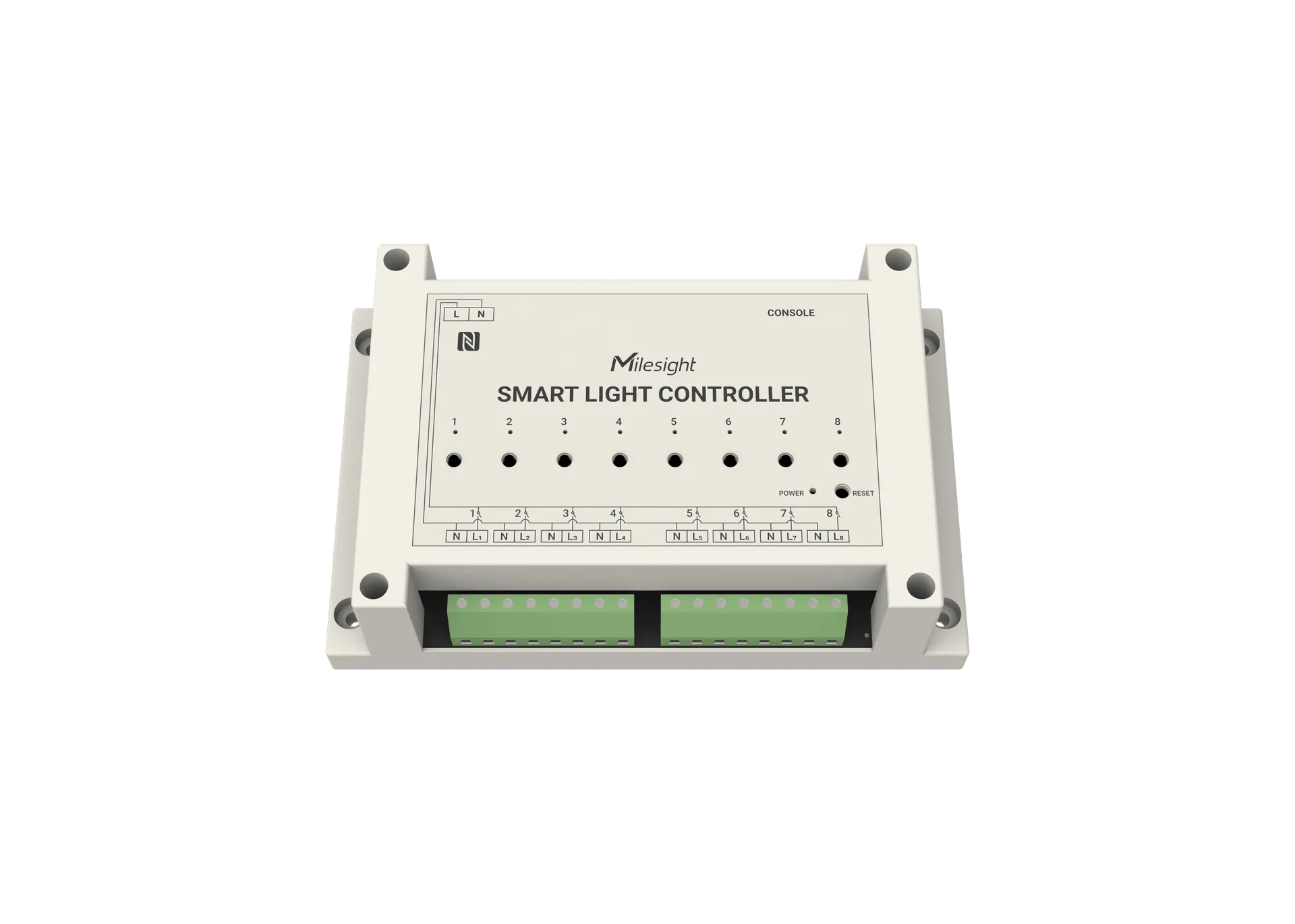 Milesight IoT Smart Light Controller, WS558-868M-LN LoRaWAN / 16A max. / 8 out Milesight IoT Smart Light Controller, WS558-868M-LN LoRaWAN / 16A max. / 8 out