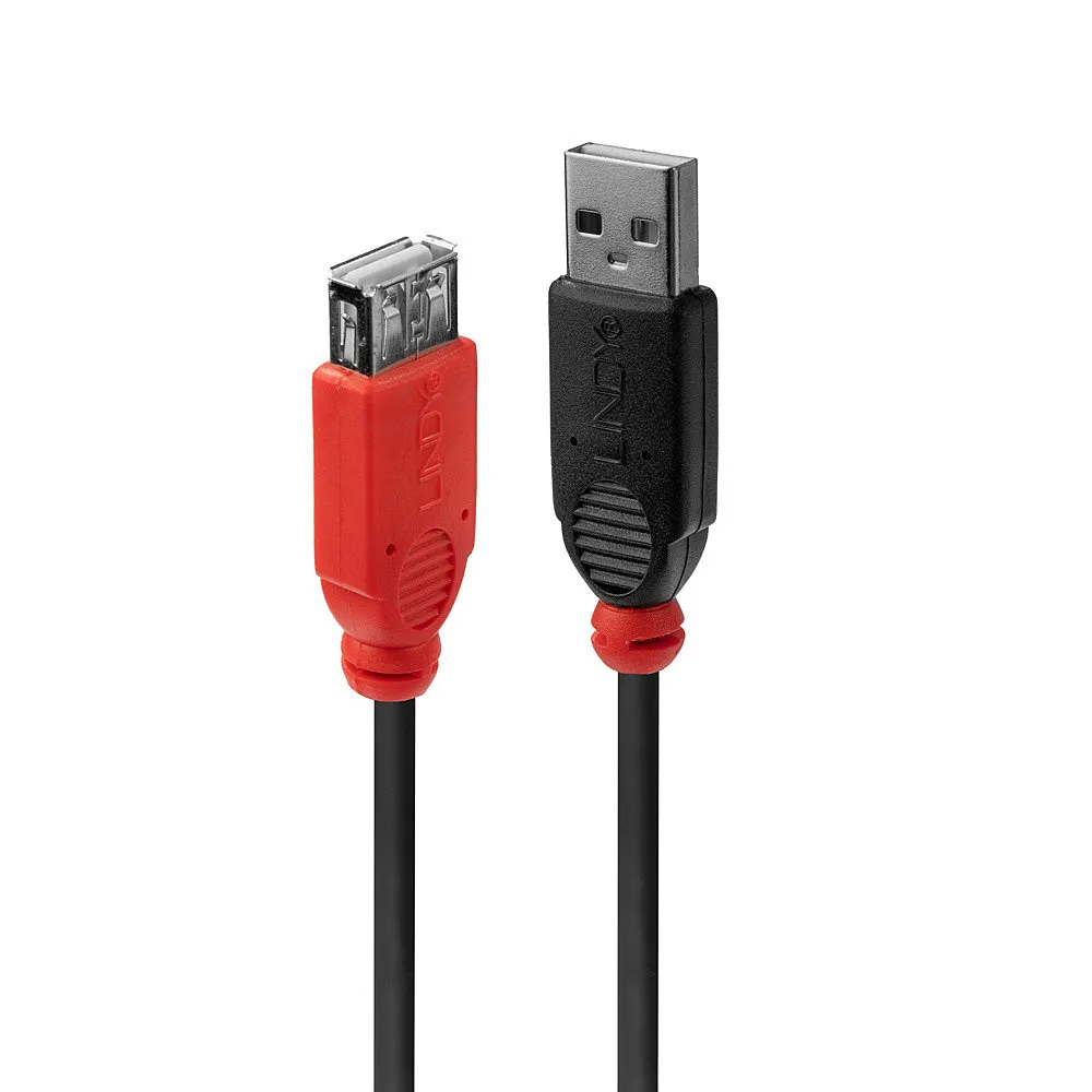 Lindy 42817 USB Kabel USB 2.0 5 m USB A 0,48 Gbit/s Schwarz Lindy 42817 USB Kabel USB 2.0 5 m USB A 0,48 Gbit/s Schwarz