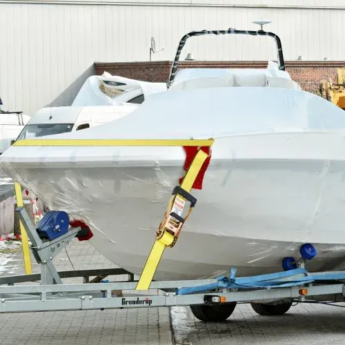 VEVOR 4er-Set Spanngurt 0,05 x 8 m Zurrgurt 4536 kg Ratschenzurrgurt Polyester-Gurt und Kohlenstoffstahl-Haken Befestigungsgurt Ratschenspanngurt Ideal für Motorräder Fahrräder Kajaks UTV Boote ATV – Bild 7