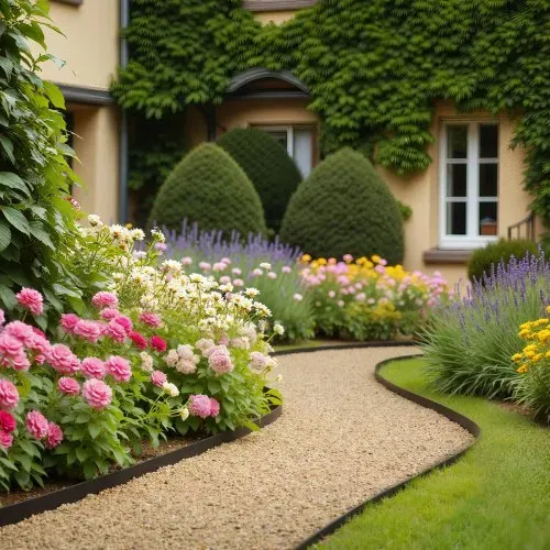 VEVOR Rasenkante, 600 x 5 cm, Kunststoff-Gartenbegrenzung mit 20 Spikes, Beeteinfassung, Landschaftseinfassung, Pflasterkante, Beetumrandung, Wegbegrenzungen für Blumenbeete, Hofpflaster – Bild 7