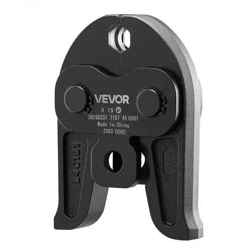 VEVOR V15 Pressbacke, 15 mm Presszange für V-Typ Edelstahlrohre, Crimpbacken aus Stahl, kompatibel mit Standard-Presswerkzeugen, Heizungs-, Lüftungs- & Klimasysteme, Gasleitungen – Bild 10