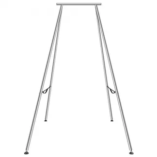 VEVOR Aerial Yogarahmen 253 x 192 x 295 cm, Silber Yoga Swing Air Fliegen Stand, Outdoor Indoor Yoga-Schaukel-Gestell Yoga Zubehör 250 kg Max. Tragfähigkeit, inkl. Sicherheitsseilen & Fußpolster VEVOR Aerial Yogarahmen 253 x 192 x 295 cm, Silber Yoga Swing Air Fliegen Stand, Outdoor Indoor Yoga-Schaukel-Gestell Yoga Zubehör 250 kg Max. Tragfähigkeit, inkl. Sicherheitsseilen & Fußpolster