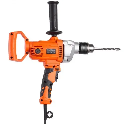 VEVOR elektrische Bohrmaschine 15,89 mm mit Mixer Bohrmaschinenmischer 850 U/min 3,2 A Mischbohrmaschine mit D-Griff zum Bohren & Mischen multifunktionale Bohrgerät mit Mischer für Futter Zement – Bild 8