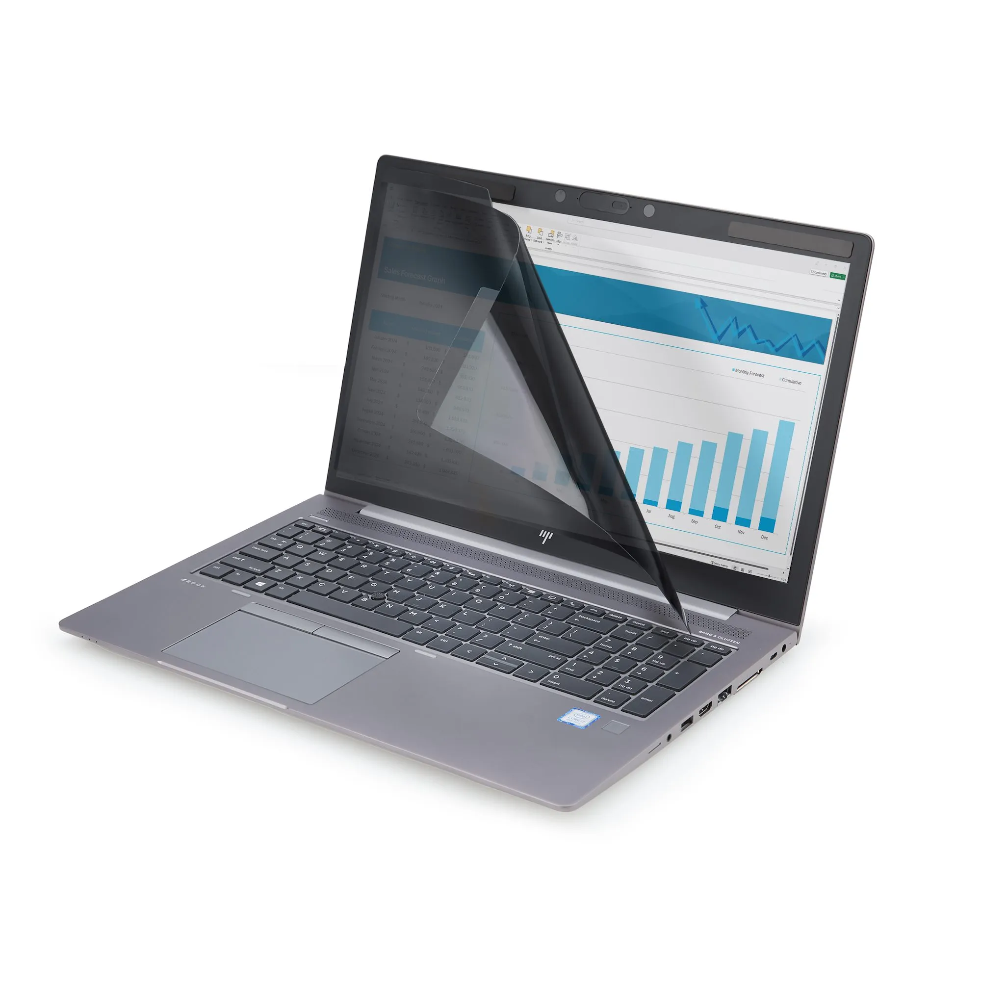 StarTech.com Magnetischer Blickschutz für 14" 16:9 Laptop, Zweiseitige Laptop Blickschutzfolie/Sichtschutzfolie, Blaulichtfilter/Blickschutzfilter mit 60 Grad Sicht(+/-30 Grad), TAA – Bild 3