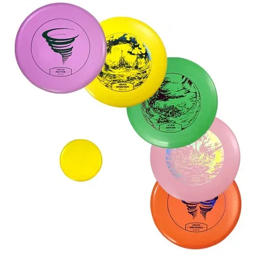 VEVOR Discgolf-Set 5-teiliges Discgolf-Starter-Set für Ganzkörper-Krafttraining, mit Putter Mid-Range Driver Mini-Marker, für Garten Rasen Strand Ootdoor – Bild 8