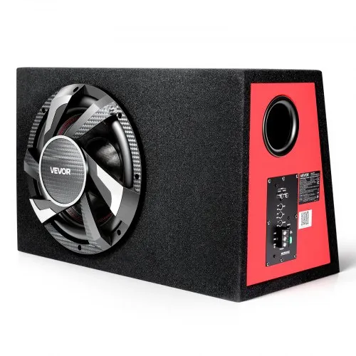 VEVOR Auto Subwoofer Set mit Bestücktem Gehäuse 305 mm, Komplettes Subwoofer- und Verstärkerpaket 245 W RMS, mit Integriertem Verstärker & Verkabelungssatz, Kompakt für Auto-Audiosysteme VEVOR Auto Subwoofer Set mit Bestücktem Gehäuse 305 mm, Komplettes Subwoofer- und Verstärkerpaket 245 W RMS, mit Integriertem Verstärker & Verkabelungssatz, Kompakt für Auto-Audiosysteme