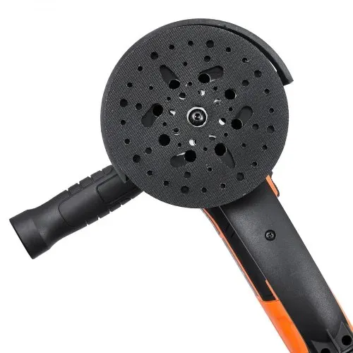 VEVOR Exzenterschleifer, 15,24cm DA & GA Schleifgerät mit Doppelfunktion, 850 W, 7400 U/min, 6 Gang, Schwingschleifer mit 10 Schleifpapieren, Staubanschluss für Detailschleifen in der Holzbearbeitung – Bild 10