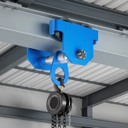 VEVOR Laufkatze mit 2994 kg Tragkraft, Manuelles Rollfahrwerk mit Doppelrädern & 63-203 mm Verstellbarer Flanschbreite, Handfahrwerk aus Kohlenstoffstahl für I-Träger, Krankatze für Werkstatt Lager – Bild 7