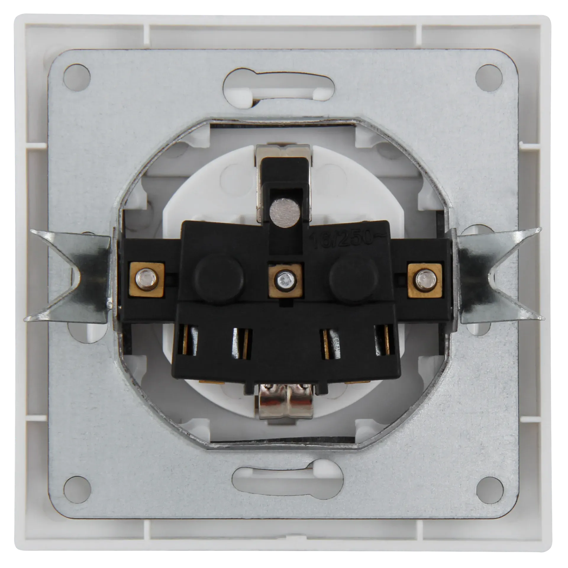 Schutzkontakt-Steckdose McPower ''Flair'', 250V~/16A, UP, IP44, weiß, 2er-Pack – Bild 3