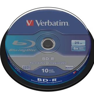 Verbatim BD-R SL 25GB 6 x 10 Pack Spindle 10 Stück(e) Verbatim BD-R SL 25GB 6 x 10 Pack Spindle 10 Stück(e)