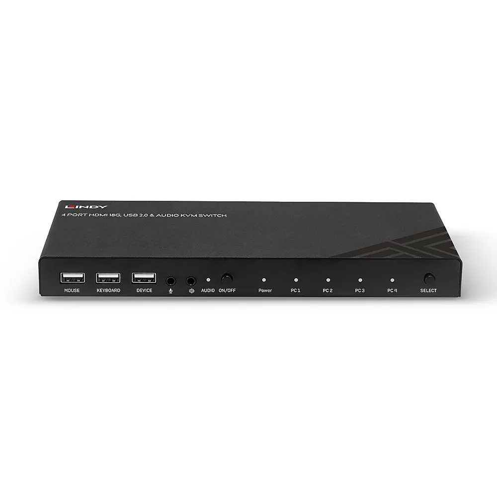 Lindy 32810 Tastatur/Video/Maus (KVM)-Switch Schwarz – Bild 3