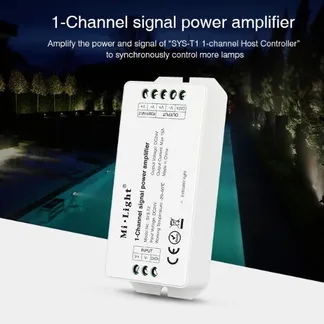 MiBoxer SYS-T2 LED Subordinate Controller 1-Channel Amplifier MiBoxer SYS-T2 LED Subordinate Controller 1-Channel Amplifier