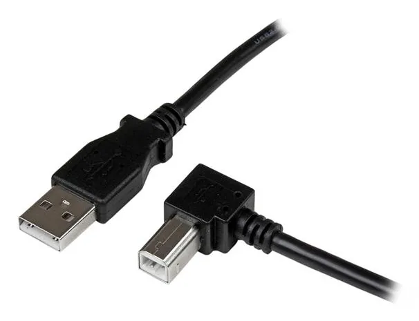 StarTech.com 2m USB 2.0 A auf B Kabel rechts gewinkelt – St/St StarTech.com 2m USB 2.0 A auf B Kabel rechts gewinkelt – St/St