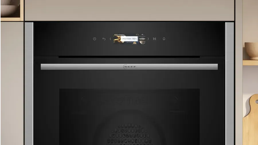 Neff N 70 B24CR31N0 Backofen 71 l Schwarz, Edelstahl – Bild 2