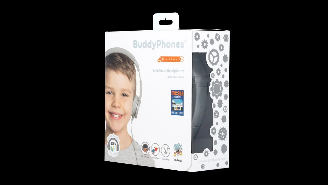 Onanoff Kopfhörer für Kinder / Basic / Grau – Bild 3