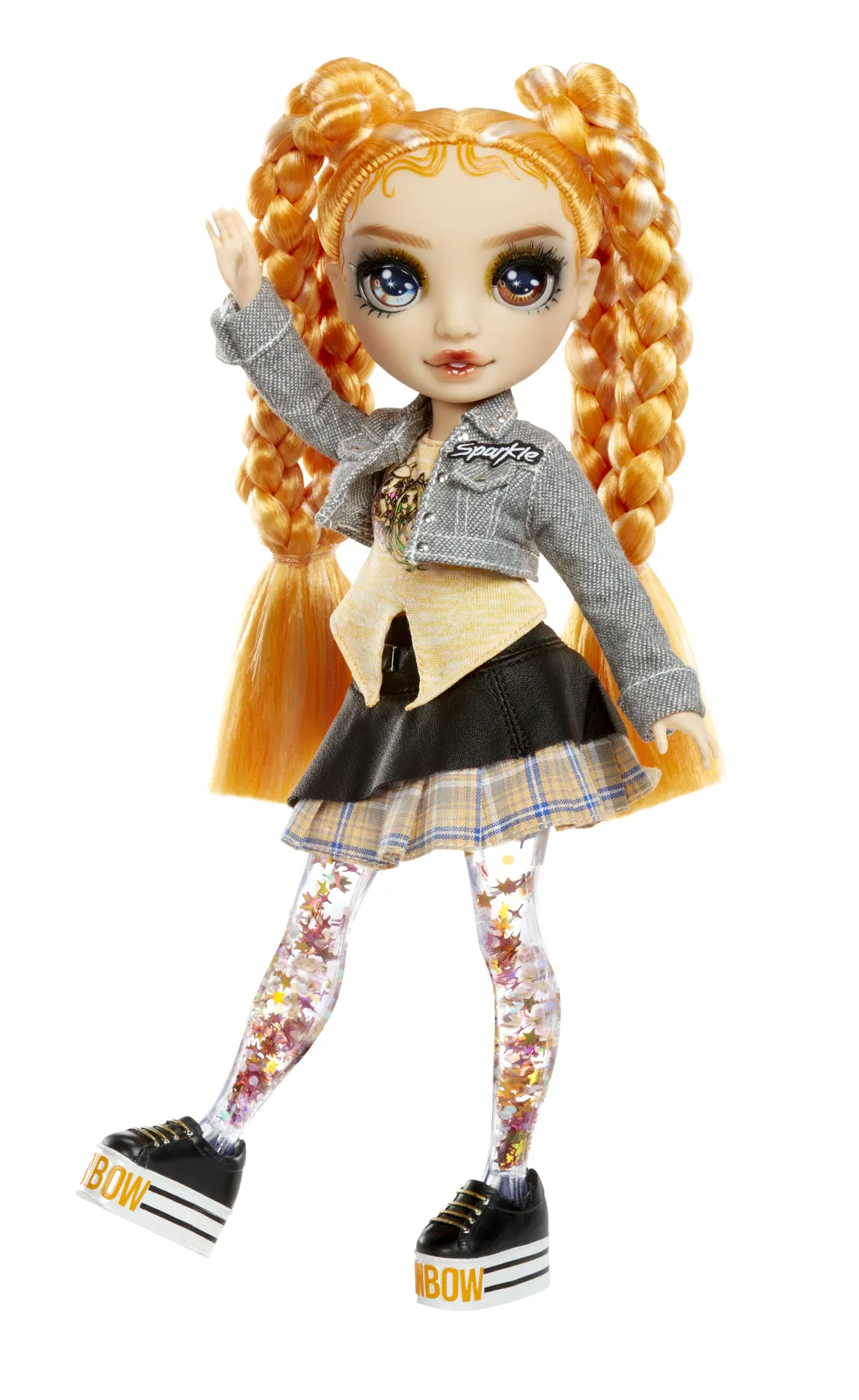 Rainbow High Sparkle & Shine Fashion Dolls- Clementine (Orange) – Bild 3