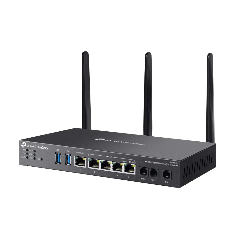 TP-Link - DR3650v - Omada AX3000 Desktop DSL Gateway – Bild 4