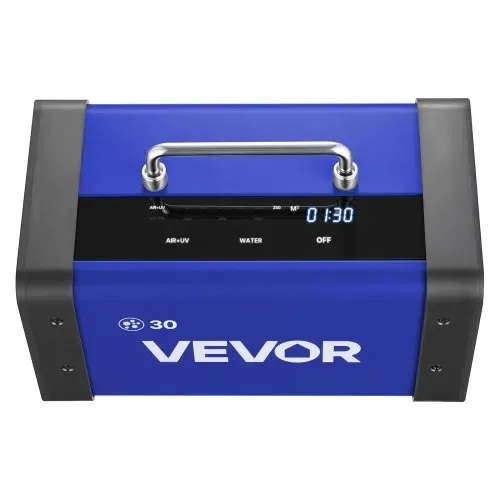 VEVOR Ozongenerator 30000mg/h, Industrielles Ozongerät mit 15s Startverzögerung Wasser-Ozonisierung & Fernbedienung, Ozonisator für Max. 250㎡, Ozon-Luftreiniger gegen Gerüche für Auto Hotel Wohnung – Bild 9