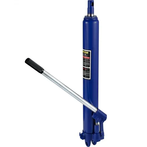 VEVOR Hydraulischer langer Rammenheber, 8 t Kapazität, mit Einzelkolbenpumpe und Gabelkopfbasis, manueller Hubarbeitsbühnenheber mit Griff, für Garagen-/Ladenkräne, Motorhubwerk, blau VEVOR Hydraulischer langer Rammenheber, 8 t Kapazität, mit Einzelkolbenpumpe und Gabelkopfbasis, manueller Hubarbeitsbühnenheber mit Griff, für Garagen-/Ladenkräne, Motorhubwerk, blau