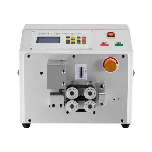 VEVOR Automatischer Schrumpfschlauchschneider, Rohrschneidemaschine mit LCD-Display, 1–20 mm Schnittdurchmesser, 0,1–99999,9 mm Schnittlänge, für PVC-PE-Rohre, Silikonrohre, weiche Wasserrohre – Bild 8