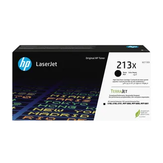 HP 213X Schwarz Original LaserJet-Tonerkartusche mit hoher Reichweite HP 213X Schwarz Original LaserJet-Tonerkartusche mit hoher Reichweite