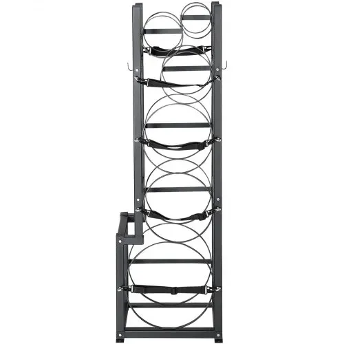 VEVOR Kältemitteltankgestell, mit 1 x 50 lbs, 2 x 30 lbs und 3 Weiteren Kleinen Flaschentanks, Zylindertankgestell 15,55 x 12,99 x 49,8 Zoll, Kältemittelzylindergestell und Halterungen für Freon, Gase – Bild 10