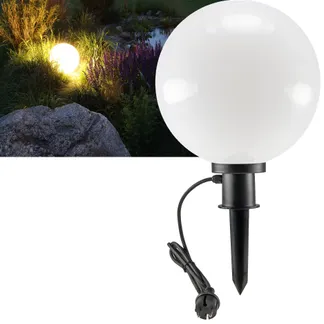 Garten Kugelleuchte Erdspieß „CT-GL30cm“ IP44, 230V, 1,5m Kabel, E27 Fassung Garten Kugelleuchte Erdspieß „CT-GL30cm“ IP44, 230V, 1,5m Kabel, E27 Fassung