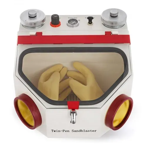 VEVOR Sandstrahlgeräte 20V 60HZ Sandstrahlmaschine 1,2 mm Düse Mobiler Sandstrahler mit Zubehör Professioneller Tragbarer Sandstrahler geeigenet zum Polieren der Oberfläche von Porzellankronen Schmuck – Bild 9