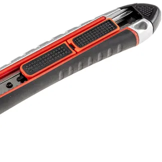 Sicherheits-Abbrechmesser 9mm Klinge Metallschaft, Feder-Rückzugsmechanismus Sicherheits-Abbrechmesser 9mm Klinge Metallschaft, Feder-Rückzugsmechanismus