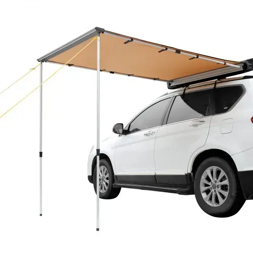 VEVOR Fahrzeugmarkise 1,4 x 2,01 m Schattenabdeckung Autoseitenmarkise PU3000mm UV50+ – Bild 9