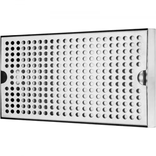 VEVOR 304 Edelstahl-Tropfschale, Bierabtropfschale mit 4 Rutschfesten Gummipads & Abnehmbarer Abdeckung, 300 x 180 x 25 mm Bar-Tropfschale Geeignet für Restaurants, Bars, Küchen, Café usw. – Bild 10