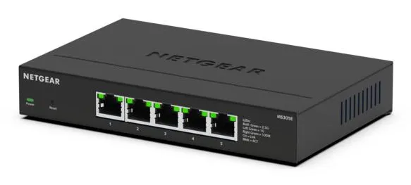 NETGEAR MS305E Unmanaged 2.5G Ethernet (100/1000/2500) Schwarz NETGEAR MS305E Unmanaged 2.5G Ethernet (100/1000/2500) Schwarz