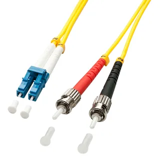 Lindy 2m LC/ST InfiniBand/Glasfaserkabel Mehrfarbig, Gelb Lindy 2m LC/ST InfiniBand/Glasfaserkabel Mehrfarbig, Gelb