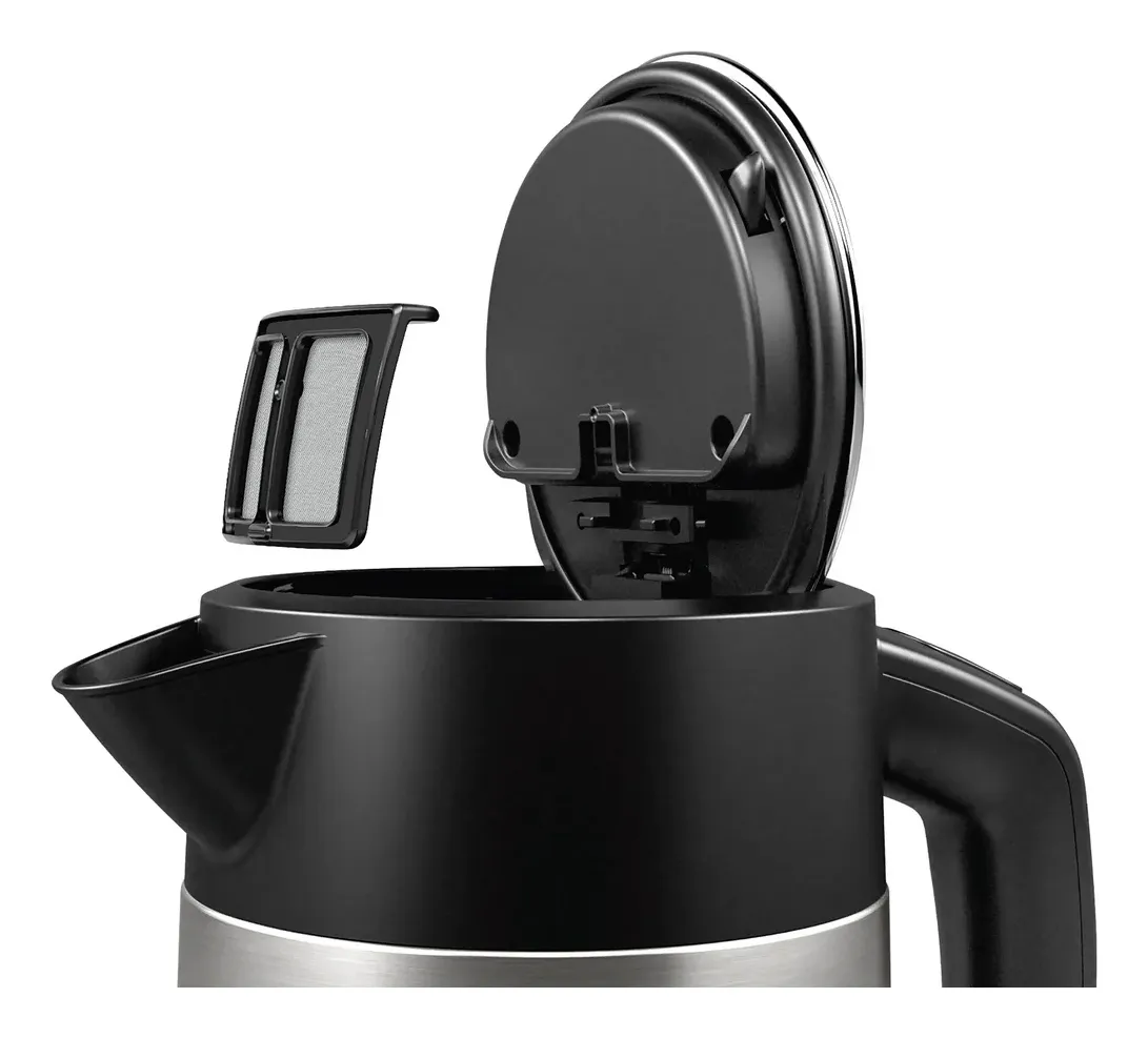 Bosch TWK4P440 Wasserkocher 1,7 l 2400 W Schwarz, Edelstahl – Bild 3