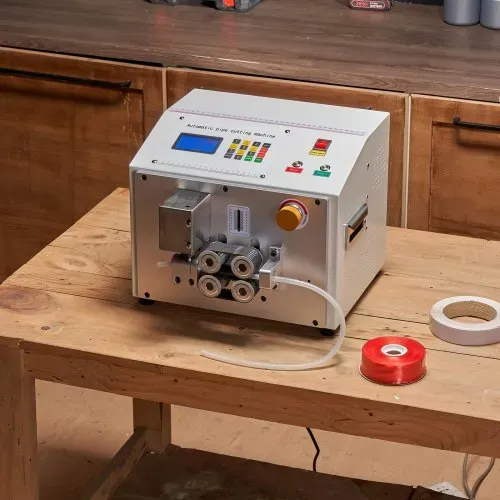 VEVOR Automatischer Schrumpfschlauchschneider, Rohrschneidemaschine mit LCD-Display, 1–20 mm Schnittdurchmesser, 0,1–99999,9 mm Schnittlänge, für PVC-PE-Rohre, Silikonrohre, weiche Wasserrohre – Bild 7