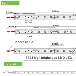Synergy 21 LED Flex Strip 3528 – 60 KW DC12V 24W IP65 Synergy 21 LED Flex Strip 3528 – 60 KW DC12V 24W IP65