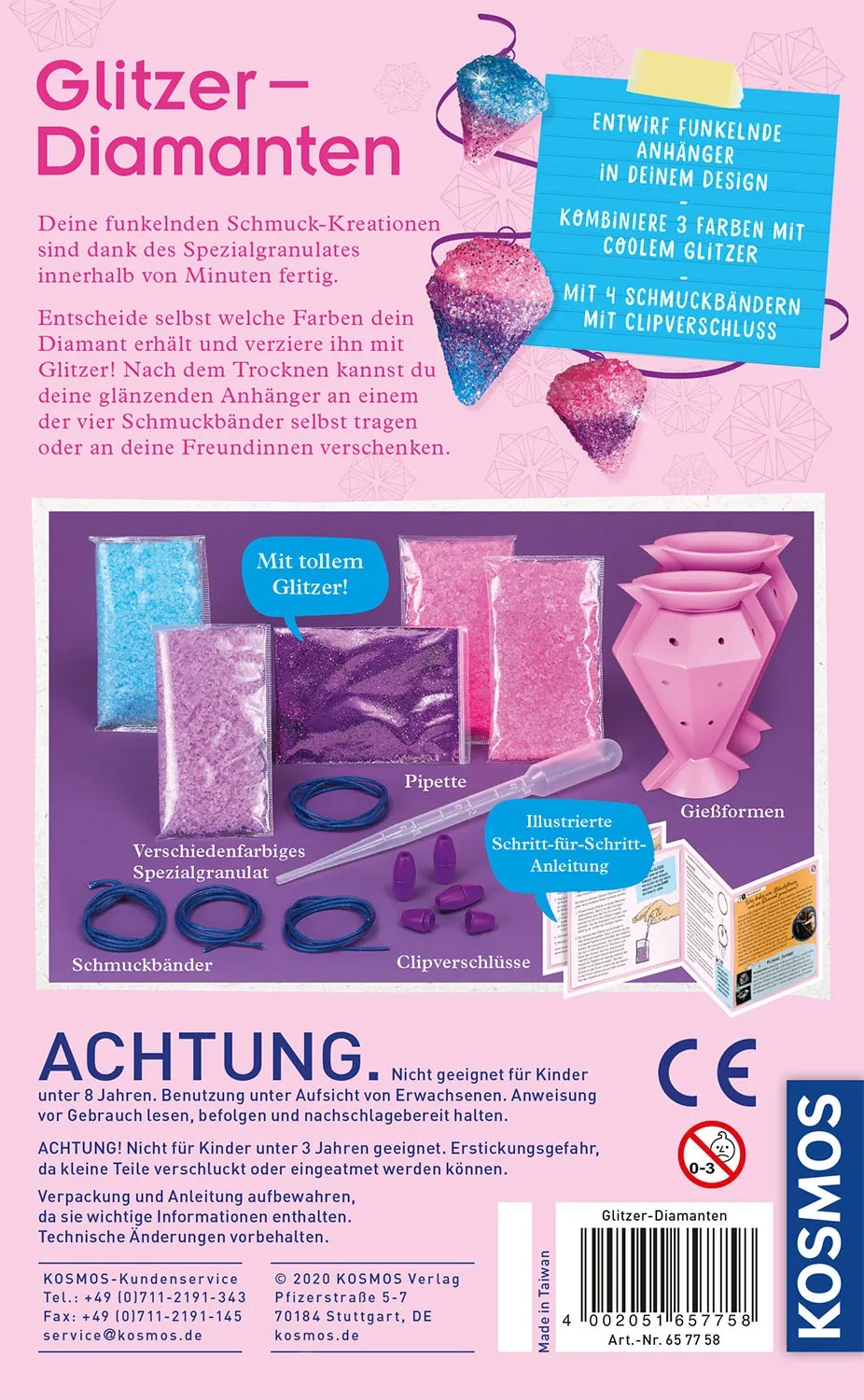 Kosmos Glitzer-Diamanten – Bild 2