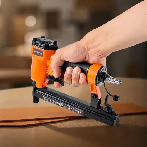 VEVOR Druckluftnagler, Drucklufttacker für Feindrahtklammern der Serie 71, 9,1 mm Krone, 4–16 mm Länge, 70–110 PSI, Druckluft Nagelpistole für Holzarbeiten, Polsterarbeiten, Heimwerkerprojekte – Bild 7