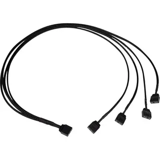 Y-Kabelsplitter aRGB 3-Pin auf 4x 3-Pin, 60cm Y-Kabelsplitter aRGB 3-Pin auf 4x 3-Pin, 60cm