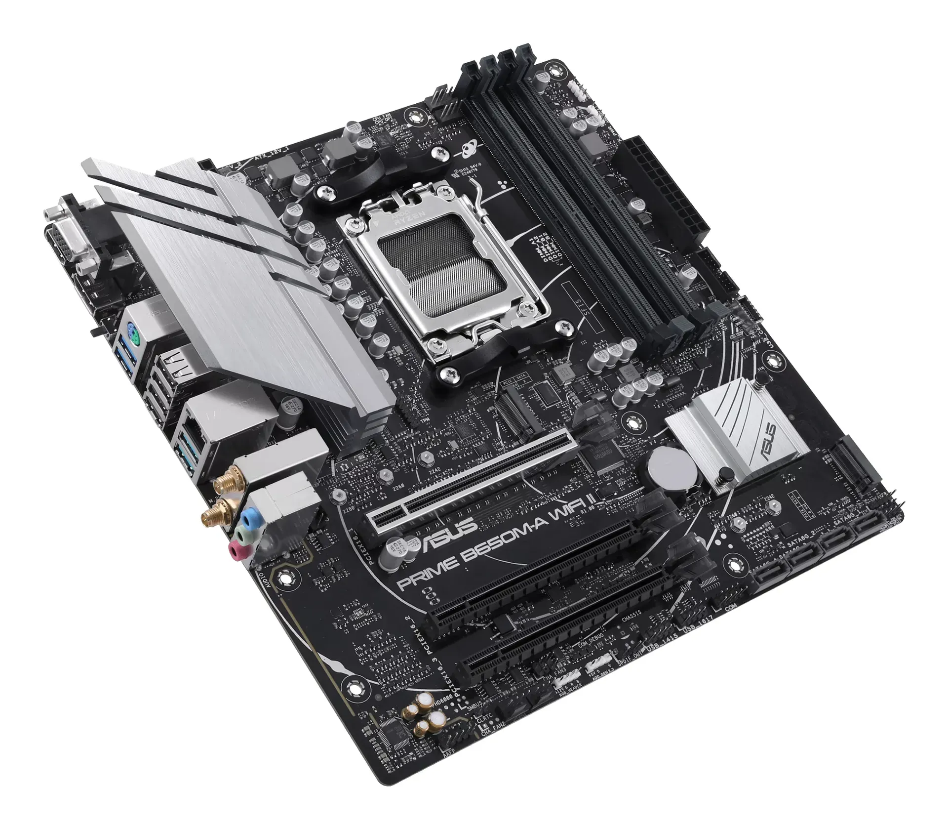 ASUS PRIME B650M-A WIFI II AMD B650 Sockel AM5 micro ATX – Bild 5