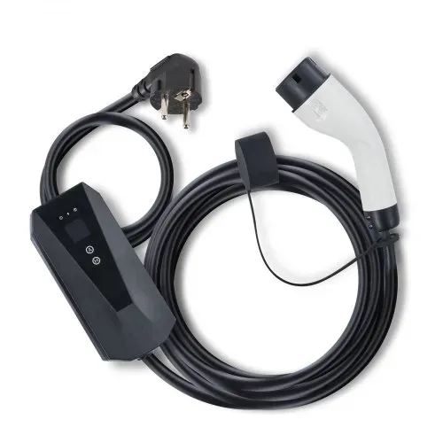 VEVOR Tragbares EV-Ladegerät mit LCD-Display 3,68 kW Ladegerät für Elektrofahrzeuge EV-Ladekabel Typ 2(IEC62196) CEE 7/7 Stecker 16A 1-Phasig EV-Ladestation 8,6m Kabellänge IP66 Wasserdicht Wallbox – Bild 9