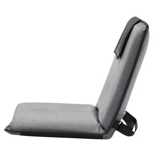 VEVOR Bodenstuhl 6-fach verstellbarer Meditationsstuhl mit Rückenlehne, klappbarer Sofastuhl zum Lesen, Fernsehen und Spielen, tragbarer Bodensitz, Lounge-Sofastuhl, für Erwachsene, Jugendliche grau – Bild 9