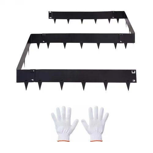VEVOR Rasenkante 6er-Pack 1016×207 mm, Beeteinfassung aus Verzinktem Stahl, inkl. Handschuhen, Rasenbleche, Mähkante, Metall Palisade, Beetumrandung für Blumenbeete & Gartenwege VEVOR Rasenkante 6er-Pack 1016×207 mm, Beeteinfassung aus Verzinktem Stahl, inkl. Handschuhen, Rasenbleche, Mähkante, Metall Palisade, Beetumrandung für Blumenbeete & Gartenwege