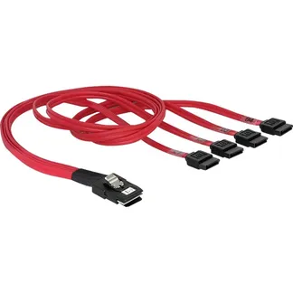 Adapterkabel mini SAS 36 Pin (SFF 8087) > 4x SATA Adapterkabel mini SAS 36 Pin (SFF 8087) > 4x SATA