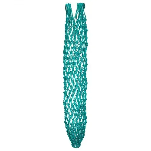 VEVOR Heunetze, 4er-Pack, 0,9 m Ausziehlänge, 38x38 mm Maschenweite, Heusack PE-Material, mit vier Karabinerhaken, zum langsamen Aufhängen & Fressen von Heu für Pferde, Schafe, Rinder, Alpakas usw. – Bild 8