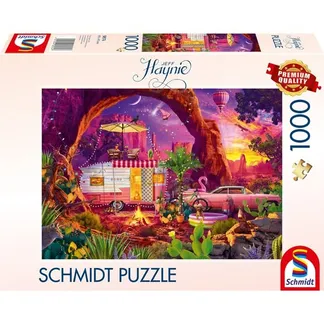 Jeff Haynie: Camping-Paradies in der Wüste, Puzzle Jeff Haynie: Camping-Paradies in der Wüste, Puzzle