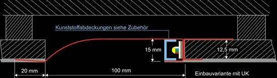 Synergy 21 LED Profil 200cm, Zinkblech TYP-D2 – Bild 3