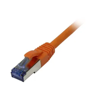 Patchkabel RJ45, CAT6A 500Mhz, 7.5m, orange, S-STP(S/FTP), AWG26, LSZH, Synergy 21 Patchkabel RJ45, CAT6A 500Mhz, 7.5m, orange, S-STP(S/FTP), AWG26, LSZH, Synergy 21