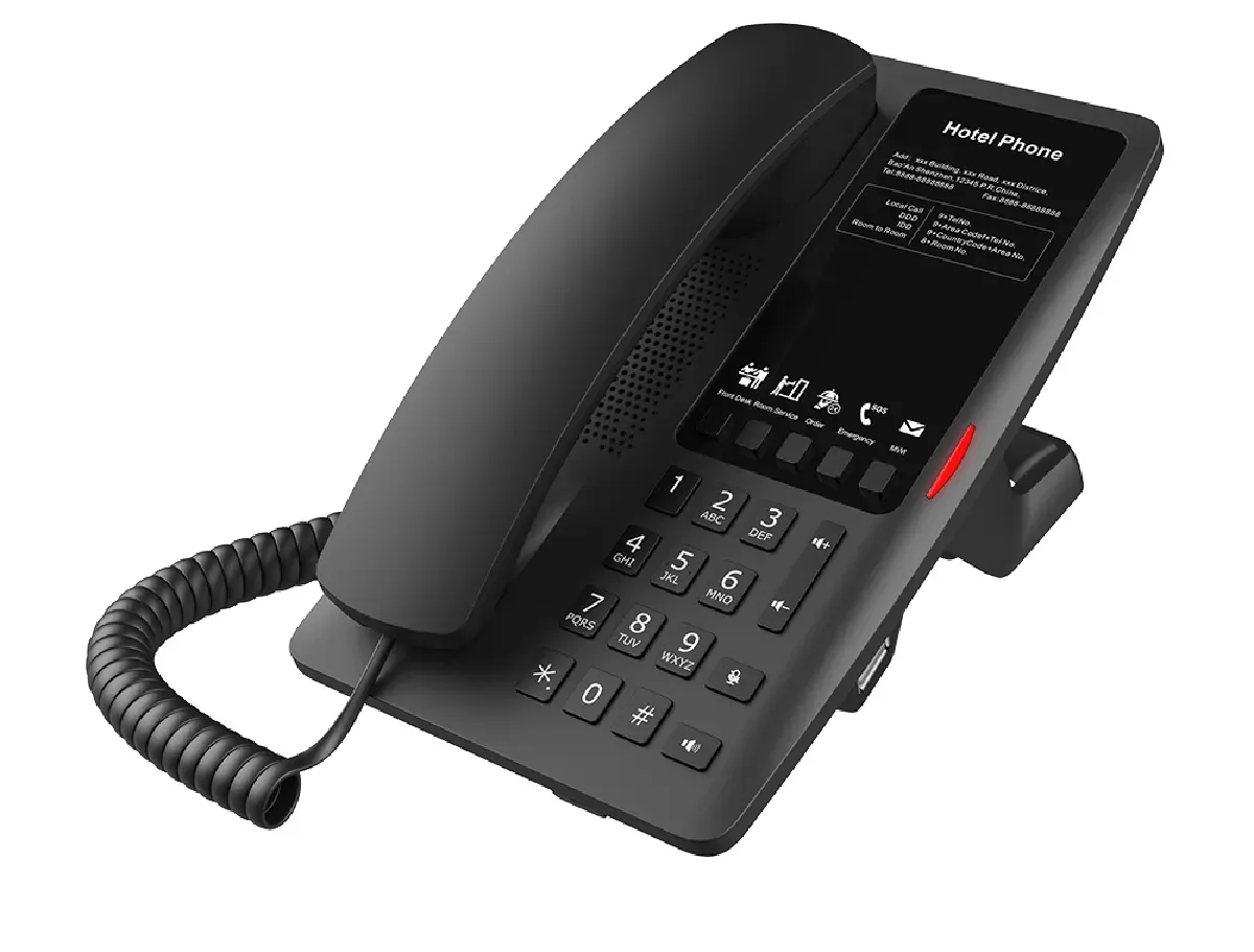 Fanvil H4-Black, H4 Black Hospitality Phone / SIP Fanvil H4-Black, H4 Black Hospitality Phone / SIP