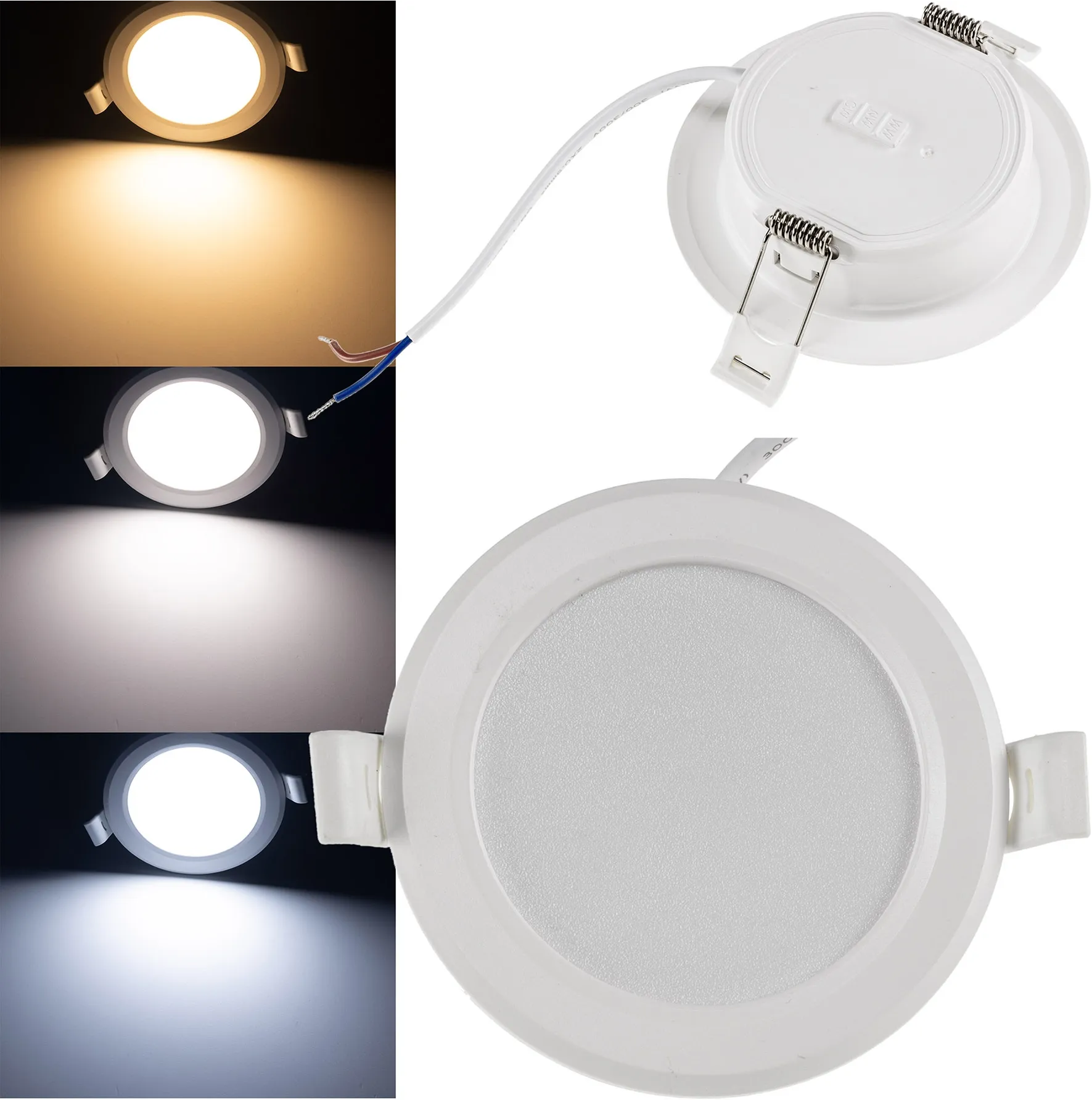 LED Licht-Panel „CKP-05 CCT“ 230V, 5W, 3000/4000/6200K, Ø 95mm LED Licht-Panel „CKP-05 CCT“ 230V, 5W, 3000/4000/6200K, Ø 95mm